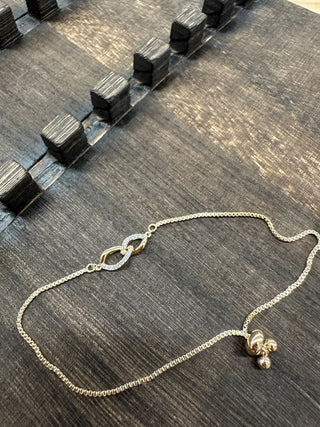 Cz Infinity Bracelet