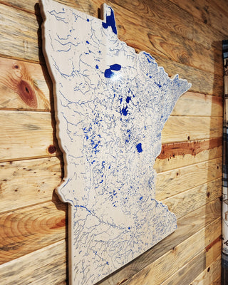 Lakes and Rivers of Minnesota Plaque