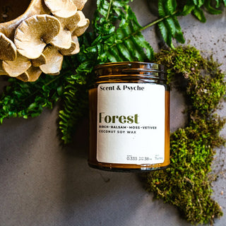 Forest 7 oz Amber Jar