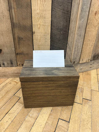 Recipe Card Box