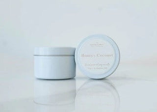 Travel Candle Tin-Honey+Coconut