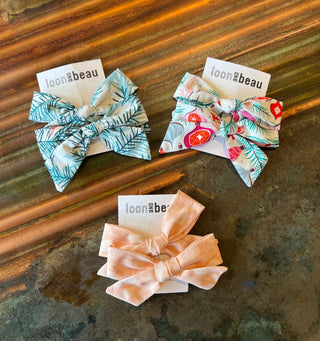 2 Piece Hair Bow Set
