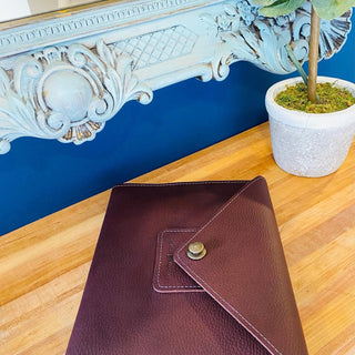 Notebook (Lexington) Leather Bound With Pen (Large)