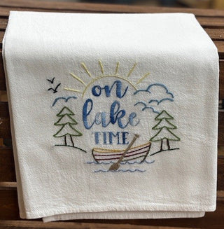 Embroidered Flour Sack Towels 27X27