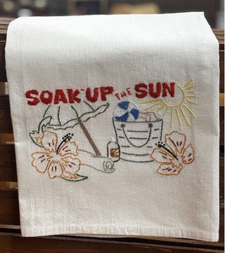 Embroidered Flour Sack Towels 27X27