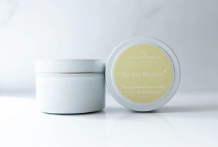 Travel Candle Tin-Sunlit Shores