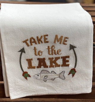 Embroidered Flour Sack Towels 27X27