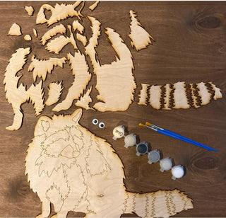 Raccoon DIY Paint Kit