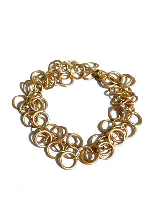 Gold Rings Bracelet