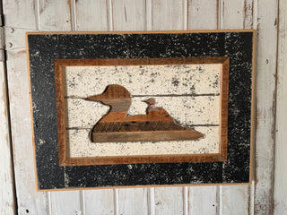 loon w/ baby cutout