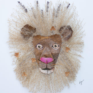 Nature art print: lion