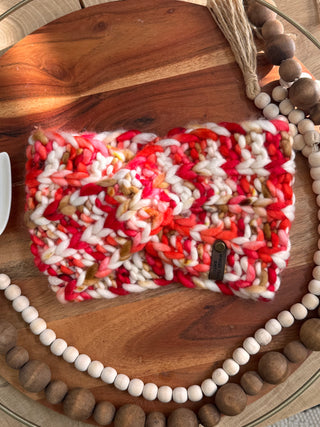 Hand knit headband