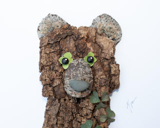 Nature Art Print: Bear W/Green Eyes