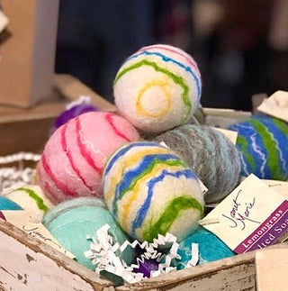 Felted Wool Soap Eggs