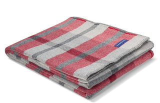 Northfield Red Wool Throw