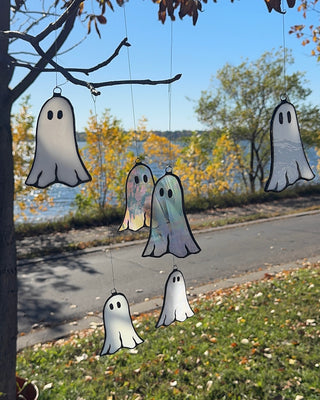 Stained Glass Ornament - Ghost