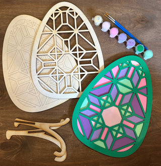 Large Barn Quilt Pattern Easter Egg