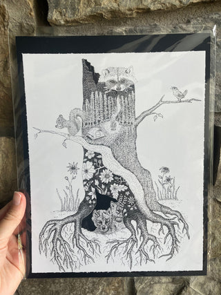 8 x 10 Woodland Print
