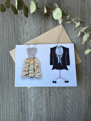 Wedding nature art card