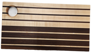 Hole In One - Maple/Walnut Stripe