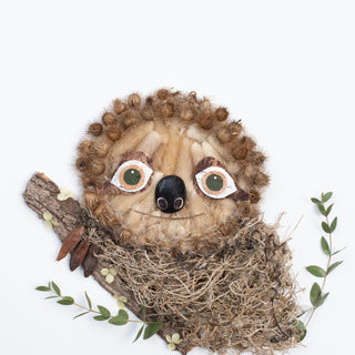 Burnie the sloth nature art print