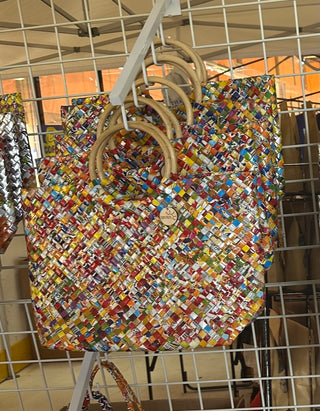 Biyaya Bags -Wooden Handle Tote
