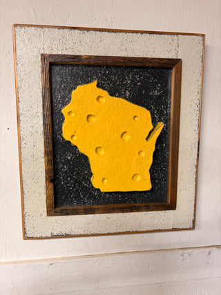 Wisconsin cheese cutout