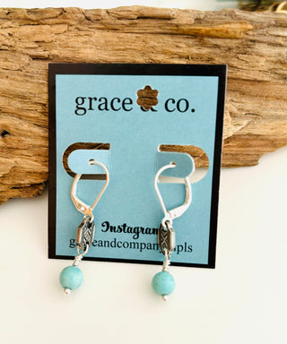 Peruvian Opal earrings