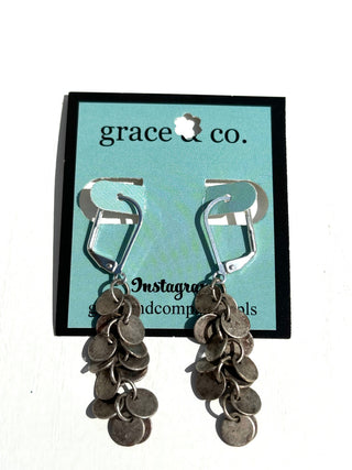 Silver Circles  Earrings