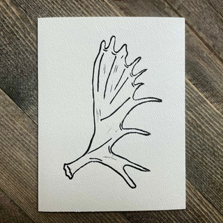Moose Shed Stamped Card
