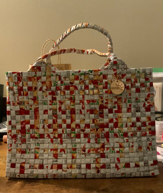 Biyaya Bags - Rectangle Tote Straight Weave