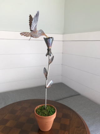 Hummingbird Sculpture
