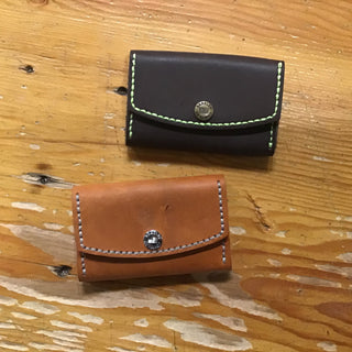 Small Credit Card Holder with Bee Clasp, Snap, or other Larger Clasp