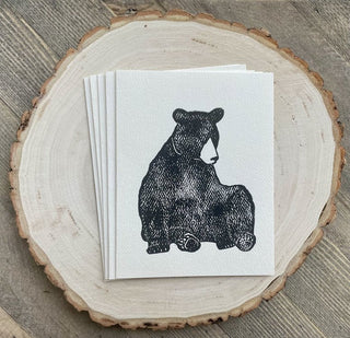 The Bear Stamped Card