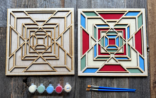 Geometric Overlay Painting Kit