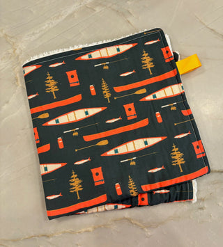 Modern Canoe Snuggle Blanket