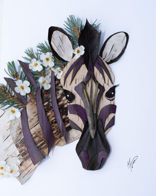 Nature Art Print: Zebra