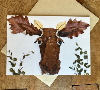 Moose Nature Art Card
