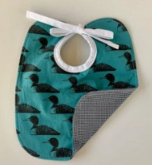 Teal Loon Bib