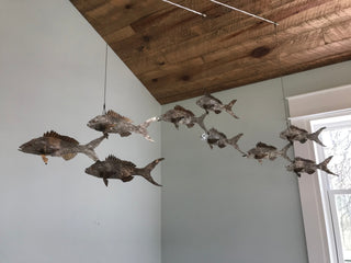 Yellowtail School Mobile Sculpture