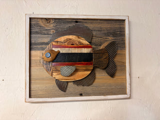 Sunfish on wood back