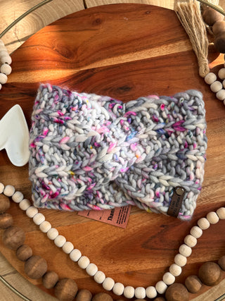 Hand knit headband