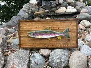 Trout frame with back