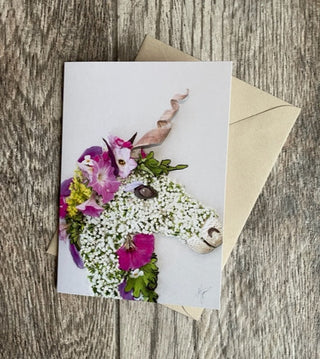 Unicorn Nature Art Card