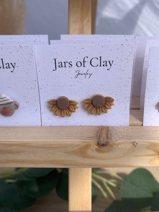 Sunflower studs