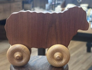 Wooden Toy Car - Sheep