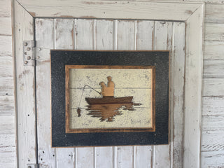 Father Son framed hanging