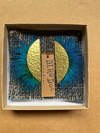 Peacock fringe Earrings