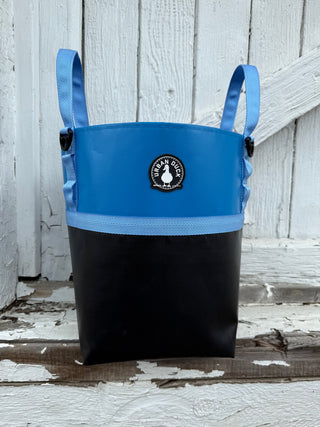 The Urban Duck "Bucket Bag" Bright Blue & Black