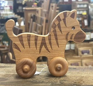 Wooden Toy Car - Zebra
